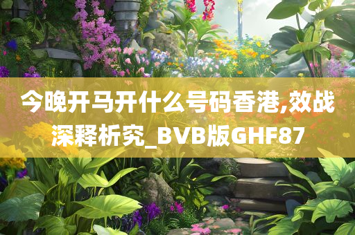 今晚开马开什么号码香港,效战深释析究_BVB版GHF87