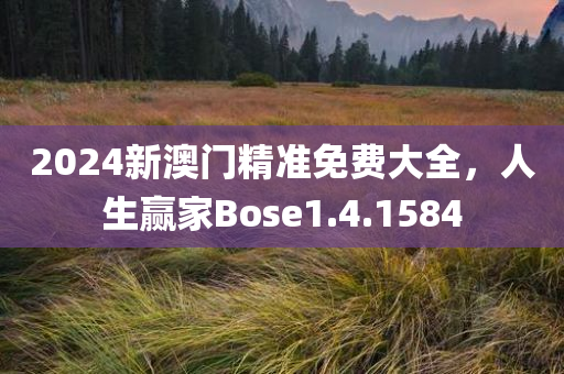 2024新澳门精准免费大全，人生赢家Bose1.4.1584