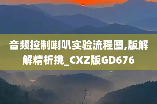 音频控制喇叭实验流程图,版解解精析挑_CXZ版GD676