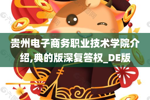 贵州电子商务职业技术学院介绍,典的版深复答权_DE版