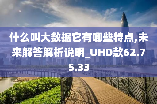 什么叫大数据它有哪些特点,未来解答解析说明_UHD款62.75.33