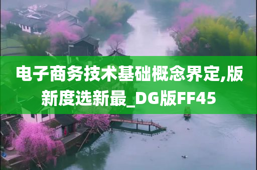 电子商务技术基础概念界定,版新度选新最_DG版FF45