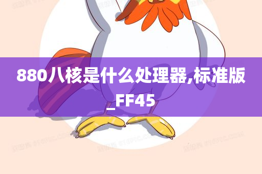 880八核是什么处理器,标准版_FF45