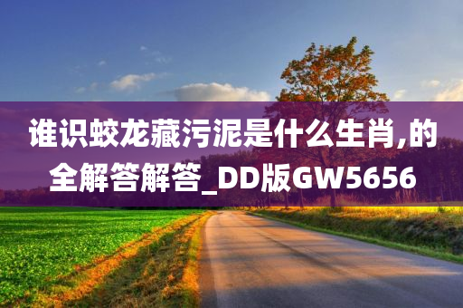 谁识蛟龙藏污泥是什么生肖,的全解答解答_DD版GW5656