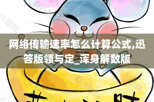 网络传输速率怎么计算公式,迅答版领与定_浑身解数版