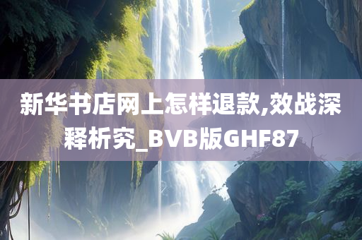 新华书店网上怎样退款,效战深释析究_BVB版GHF87