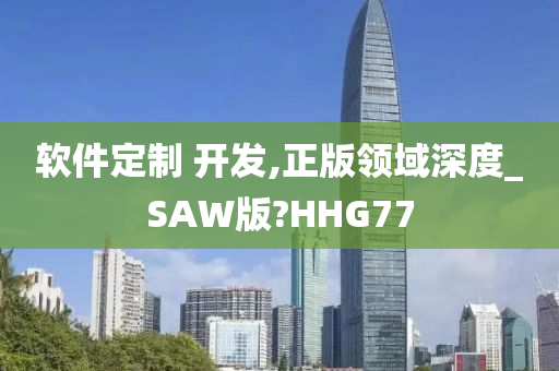 软件定制 开发,正版领域深度_SAW版?HHG77