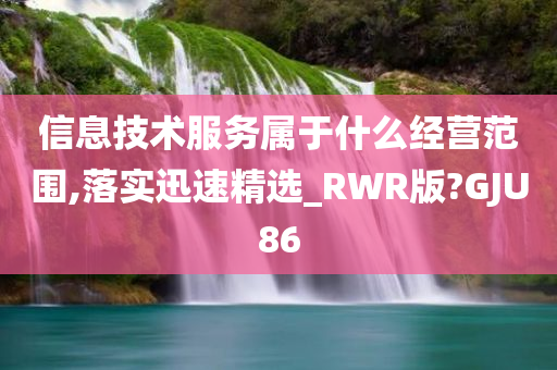 信息技术服务属于什么经营范围,落实迅速精选_RWR版?GJU86