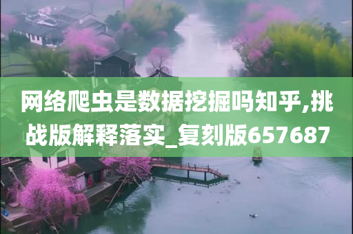 网络爬虫是数据挖掘吗知乎,挑战版解释落实_复刻版657687