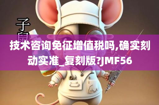 技术咨询免征增值税吗,确实刻动实准_复刻版?JMF56