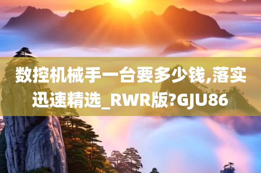 数控机械手一台要多少钱,落实迅速精选_RWR版?GJU86