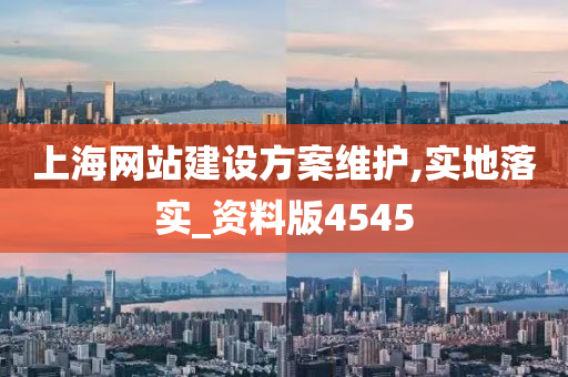 上海网站建设方案维护,实地落实_资料版4545