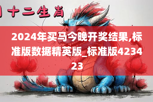 2024年买马今晚开奖结果,标准版数据精英版_标准版423423