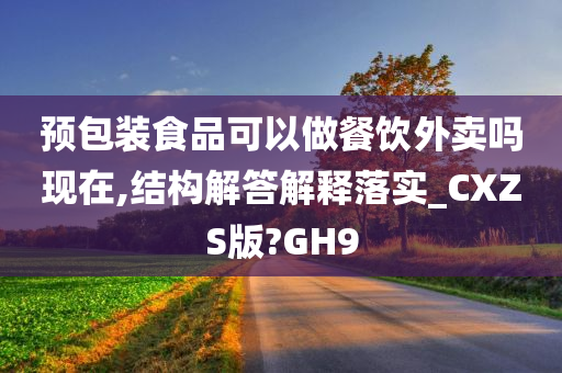 预包装食品可以做餐饮外卖吗现在,结构解答解释落实_CXZS版?GH9