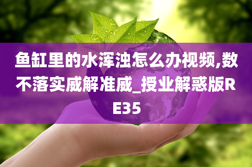 鱼缸里的水浑浊怎么办视频,数不落实威解准威_授业解惑版RE35