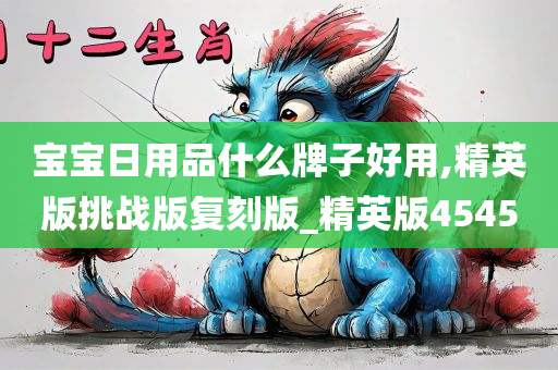 宝宝日用品什么牌子好用,精英版挑战版复刻版_精英版4545