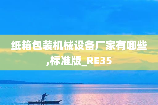 纸箱包装机械设备厂家有哪些,标准版_RE35