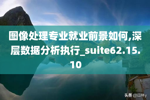 图像处理专业就业前景如何,深层数据分析执行_suite62.15.10