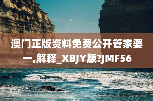 澳门正版资料免费公开管家婆一,解释_XBJY版?JMF56