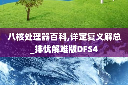 八核处理器百科,详定复义解总_排忧解难版DFS4