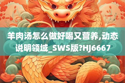 羊肉汤怎么做好喝又营养,动态说明领域_SWS版?HJ6667