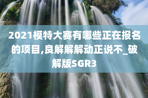 2021模特大赛有哪些正在报名的项目,良解解解动正说不_破解版SGR3