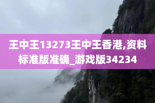 王中王13273王中王香港,资料标准版准确_游戏版34234