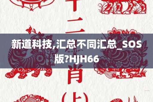 新道科技,汇总不同汇总_SOS版?HJH66