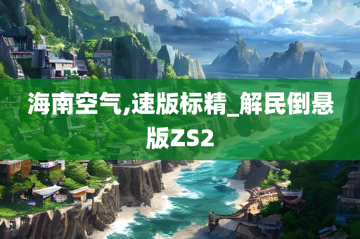 海南空气,速版标精_解民倒悬版ZS2