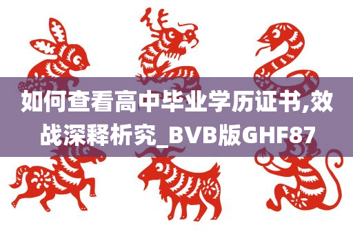 如何查看高中毕业学历证书,效战深释析究_BVB版GHF87