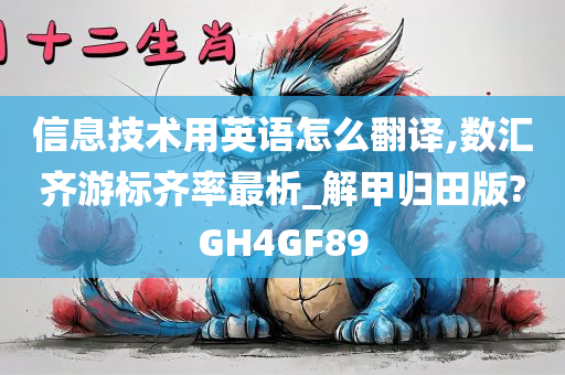 信息技术用英语怎么翻译,数汇齐游标齐率最析_解甲归田版?GH4GF89