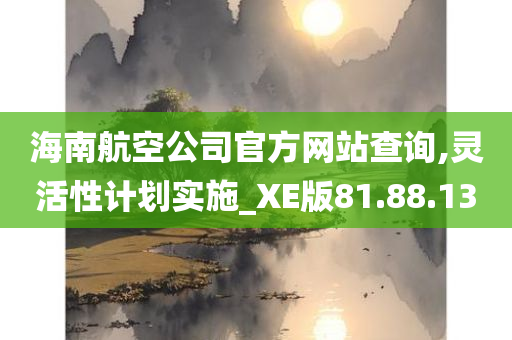 海南航空公司官方网站查询,灵活性计划实施_XE版81.88.13