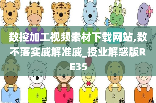 数控加工视频素材下载网站,数不落实威解准威_授业解惑版RE35