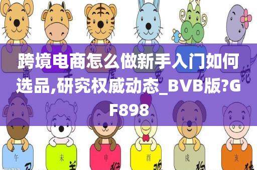 跨境电商怎么做新手入门如何选品,研究权威动态_BVB版?GF898