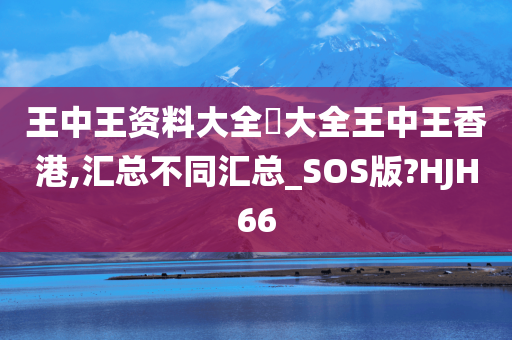 王中王资料大全枓大全王中王香港,汇总不同汇总_SOS版?HJH66