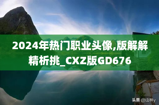 2024年热门职业头像,版解解精析挑_CXZ版GD676