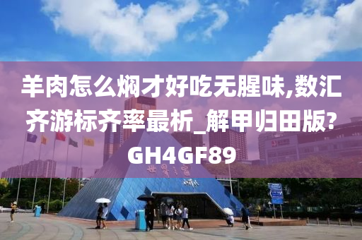 羊肉怎么焖才好吃无腥味,数汇齐游标齐率最析_解甲归田版?GH4GF89