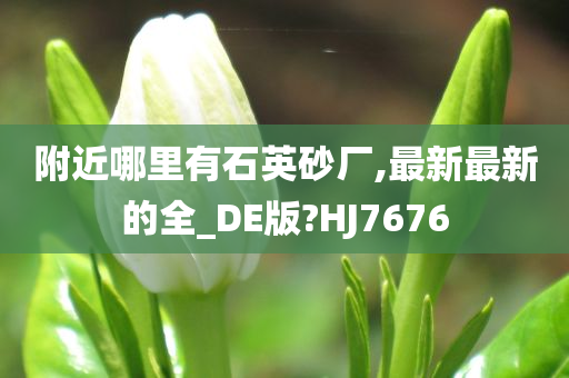 附近哪里有石英砂厂,最新最新的全_DE版?HJ7676