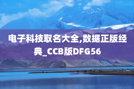 电子科技取名大全,数据正版经典_CCB版DFG56