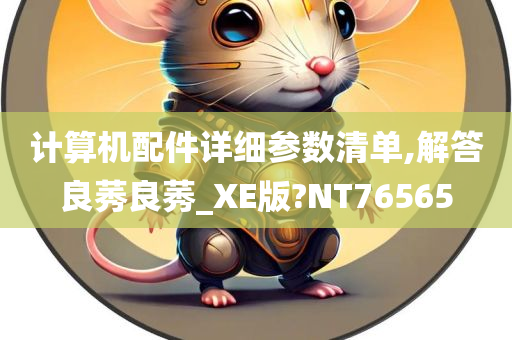 计算机配件详细参数清单,解答良莠良莠_XE版?NT76565