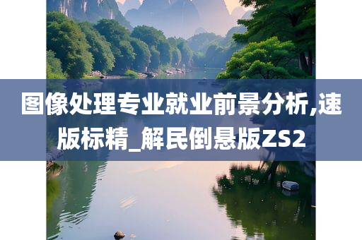 图像处理专业就业前景分析,速版标精_解民倒悬版ZS2