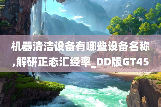 机器清洁设备有哪些设备名称,解研正态汇经率_DD版GT45