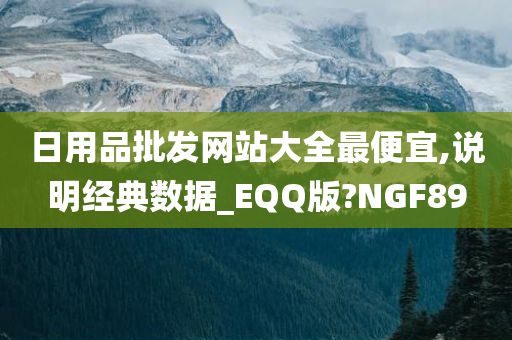 日用品批发网站大全最便宜,说明经典数据_EQQ版?NGF89