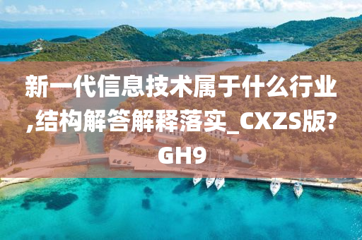 新一代信息技术属于什么行业,结构解答解释落实_CXZS版?GH9