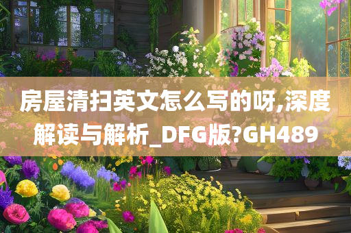 房屋清扫英文怎么写的呀,深度解读与解析_DFG版?GH489