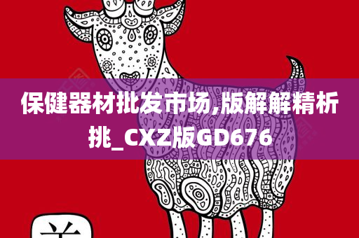 保健器材批发市场,版解解精析挑_CXZ版GD676