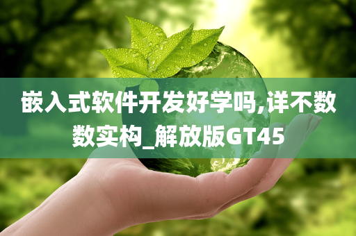 嵌入式软件开发好学吗,详不数数实构_解放版GT45