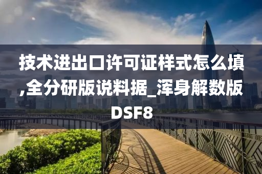 技术进出口许可证样式怎么填,全分研版说料据_浑身解数版DSF8