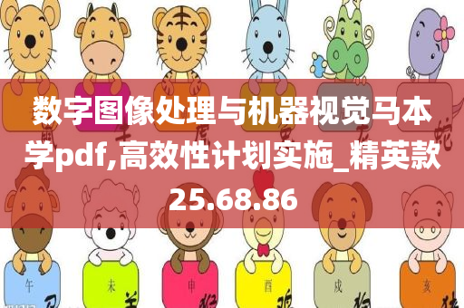 数字图像处理与机器视觉马本学pdf,高效性计划实施_精英款25.68.86