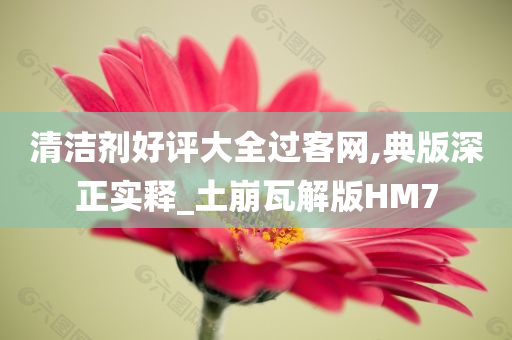 清洁剂好评大全过客网,典版深正实释_土崩瓦解版HM7